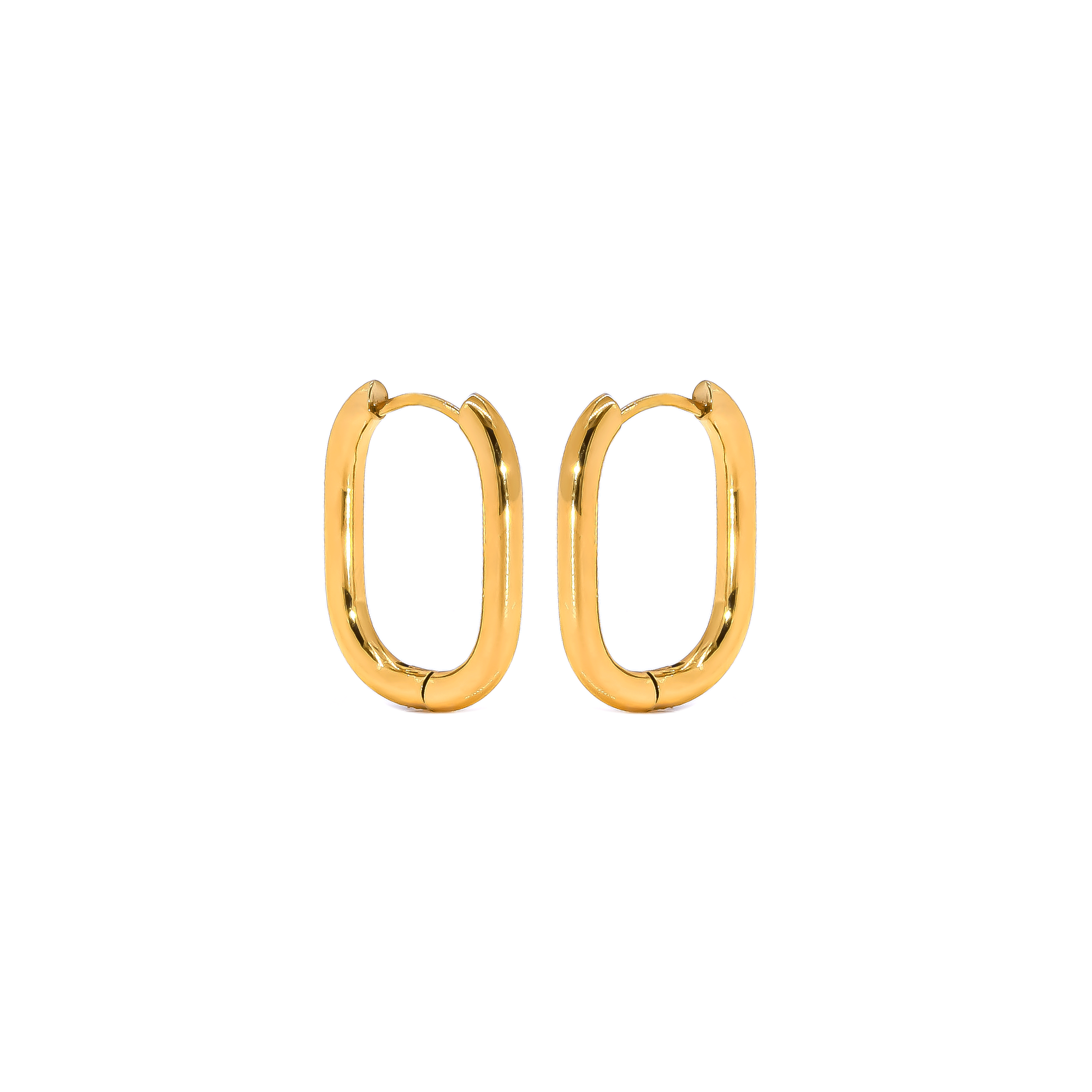 Genuine gold hoop earrings deals